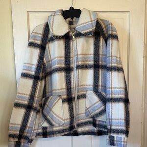 Bagatelle Collection Cream and Blue Jacket